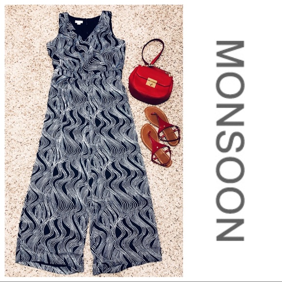 monsoon navy jumpsuit